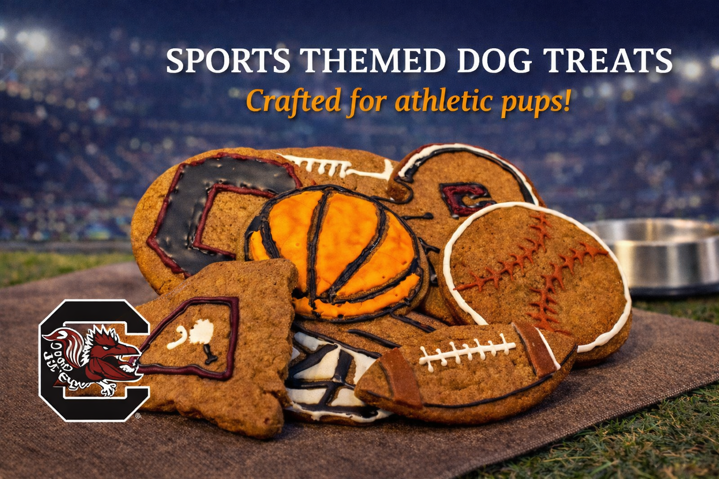 Gamecock Cookie Gift Box for Your Pampered Pup ๐พ๐