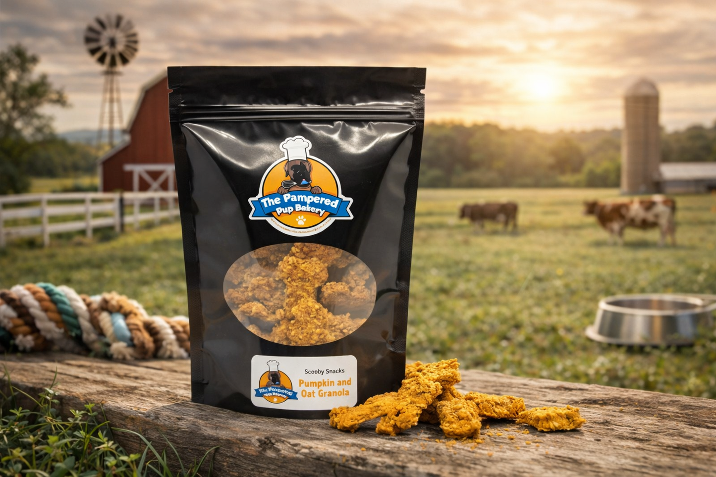 Pumpkin and oat granola bones - Medium