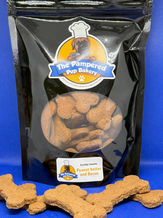 Scooby Snacks Peanut Butter and Bacon -  Large
