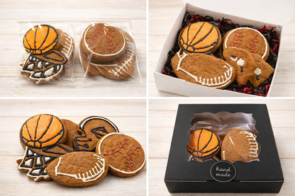🏈⚾🏀 Game Day Sports Dog Treat Gift Box