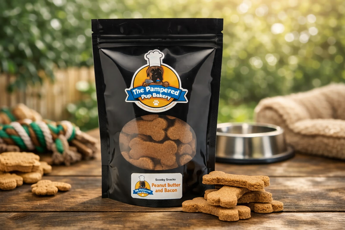 Scooby Snacks Peanut Butter and Bacon - Medium