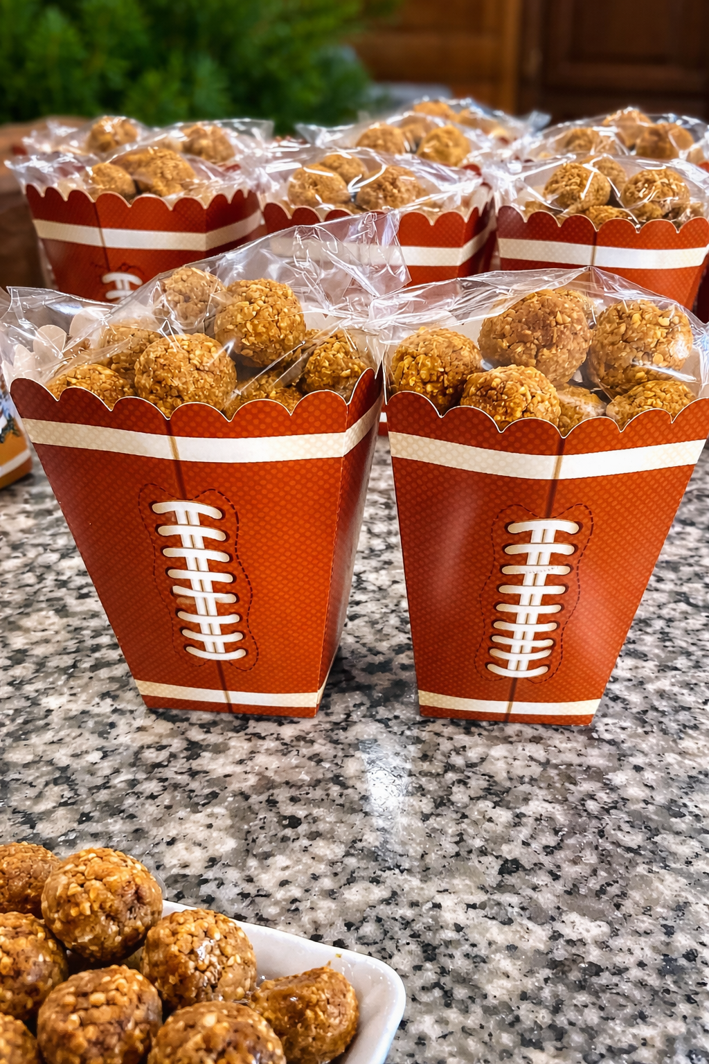 Football Pumpkin & Oat Granola Pupcorn 🏈🐶